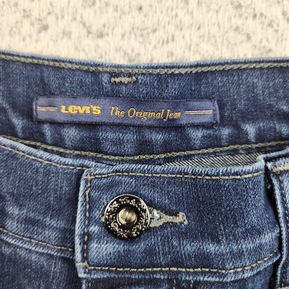 Levi's Jeans Women's 10 Perfectly Slimming 512 Skinny Dark Wash Pants Stretch - Picture 10 of 14